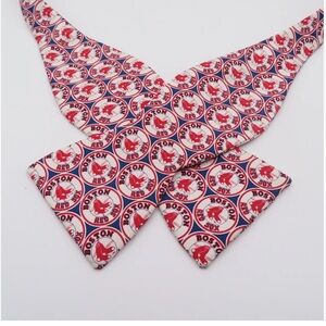 Boston Red Sox‎ Bow Tie, 2.5" Wide Self Tie USA